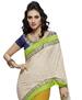 Picture of Good-Looking Tusher & Yellow Rust Silk Saree