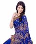 Picture of Handsome Blue Georgette Saree