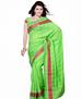 Picture of Cute Parrot Green Casual Saree