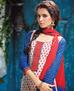 Picture of Pleasing Off White And Maroon Cotton Salwar Kameez