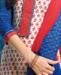Picture of Pleasing Off White And Maroon Cotton Salwar Kameez