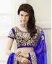 Picture of Admirable Shaded Blue And Blue Lehenga Saree