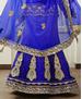 Picture of Admirable Shaded Blue And Blue Lehenga Saree