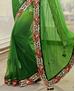 Picture of Divine Shaded Green Party Wear Saree