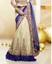 Picture of Charming Off White And Blue Lehenga Choli