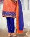 Picture of Lovely Orange Designer Salwar Kameez