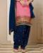 Picture of Gorgeous Pink & Blue Bollywood Salwar Kameez