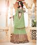 Picture of Charming Pista Green Wedding Saree