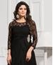 Picture of Pleasing Black Readymade Gown