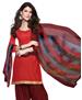 Picture of Nice Red Cotton Salwar Kameez