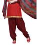 Picture of Nice Red Cotton Salwar Kameez