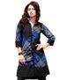 Picture of Stunning Blue And Black Ready Made Kurti