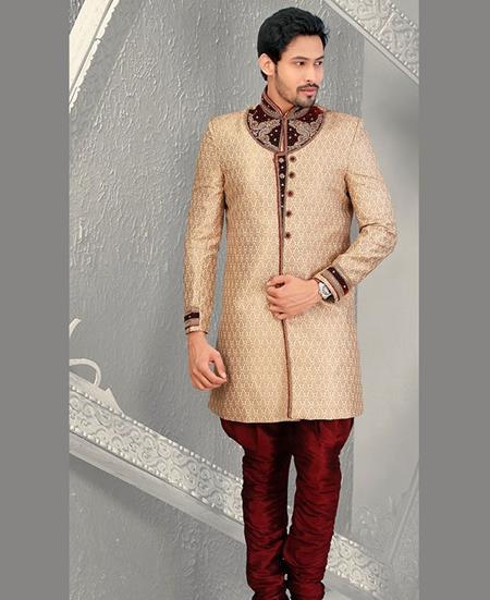 Picture of Gorgeous Beige Sherwani