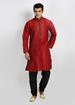 Picture of Well Formed Maroon Kurtas