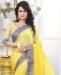 Picture of Ideal Yellow Casual Saree