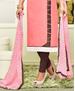 Picture of Sightly Pink Cotton Salwar Kameez