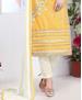 Picture of Comely Yellow Cotton Salwar Kameez