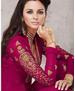 Picture of Enticing Pink Straight Cut Salwar Kameez