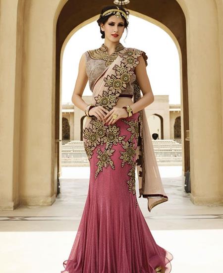 Picture of Excellent Pink Lehenga Choli