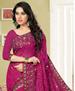 Picture of Resplendent Pink Georgette Saree