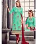 Picture of Enticing Sea Green Cotton Salwar Kameez