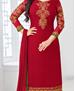 Picture of Alluring Red Straight Cut Salwar Kameez