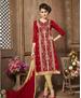Picture of Magnificent Red Cotton Salwar Kameez
