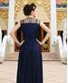 Picture of Fascinating Navy Blue Readymade Gown