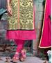 Picture of Beautiful Yellow Straight Cut Salwar Kameez