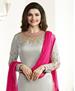 Picture of Lovely Grey Straight Cut Salwar Kameez