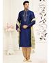 Picture of Gorgeous Navy Blue Sherwani