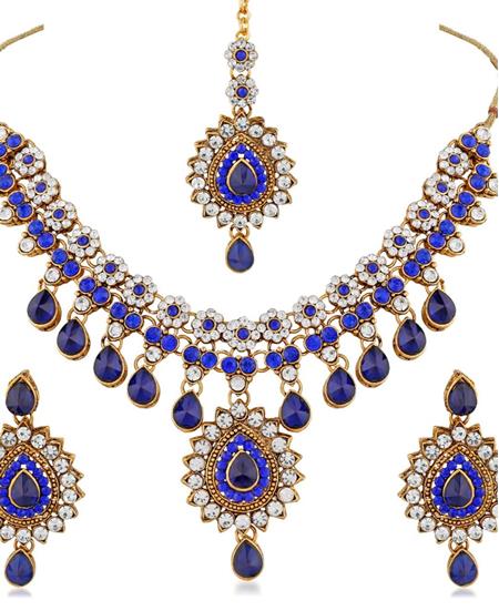 Picture of Beautiful Blue Necklace Set