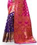 Picture of Charming Pink & Blue Casual Saree