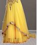 Picture of Beautiful Yellow Party Wear Gown