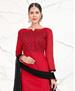 Picture of Well Formed Red Cotton Salwar Kameez