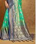 Picture of Grand Teal Green Silk Saree