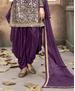 Picture of Fine Purple Patiala Salwar Kameez