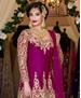 Picture of Ideal Purple Wedding Salwar Kameez