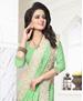 Picture of Excellent Light Green Georgette Saree