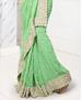 Picture of Excellent Light Green Georgette Saree