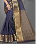 Picture of Nice Navy Blue Casual Saree