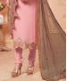 Picture of Fine Pink Straight Cut Salwar Kameez