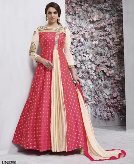 Picture of Exquisite Pink Readymade Salwar Kameez