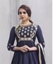Picture of Grand Navy Blue Readymade Salwar Kameez