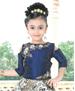 Picture of Excellent Navy Blue Kids Gown