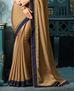 Picture of Charming Light Brown Silk Saree