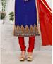 Picture of Marvelous Royal Blue Cotton Salwar Kameez