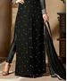 Picture of Sightly Grey Party Wear Salwar Kameez