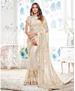 Picture of Sightly Ivory Silk Saree
