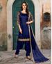 Picture of Fine Royal Blue Patiala Salwar Kameez